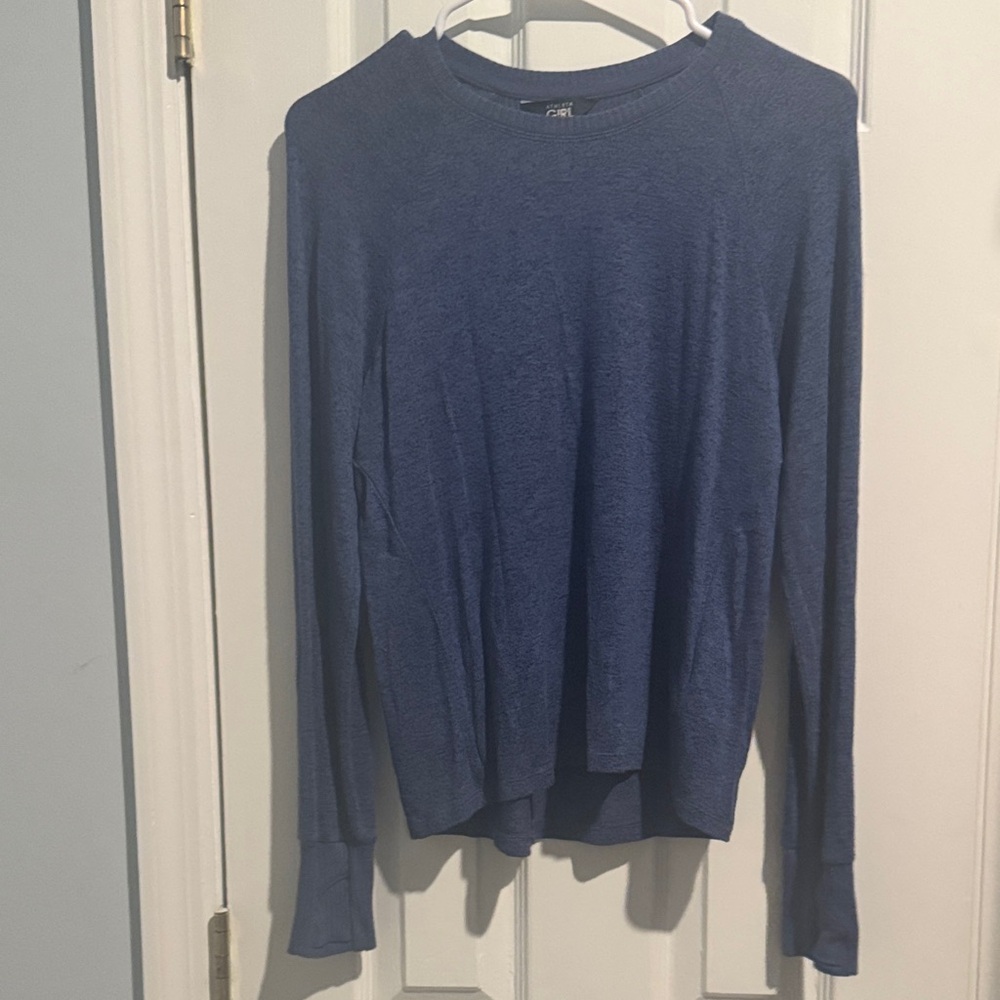 Athleta Girl Navy Long Sleeve Top